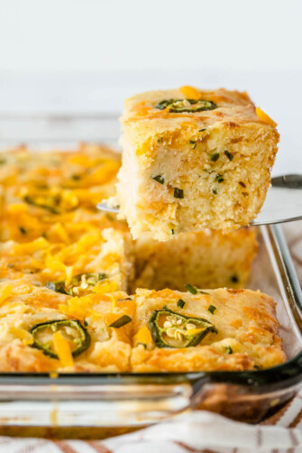 Cheddar Jalapeño Cornbread Recipe | Easy Buttermilk Cornbread