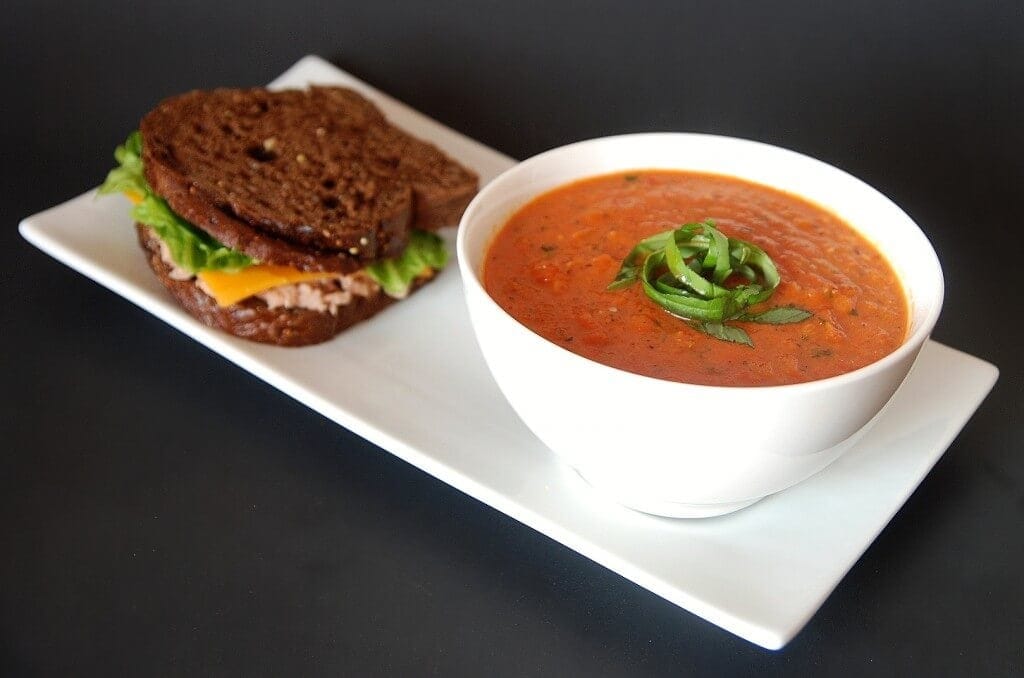 Fire Roasted Tomato Basil Soup The Novice Chef