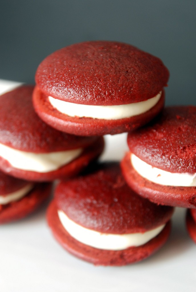 Red Velvet Whoopie Pies | The Novice Chef