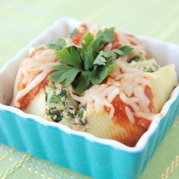 Turkey and Spinach Stuffed Shells