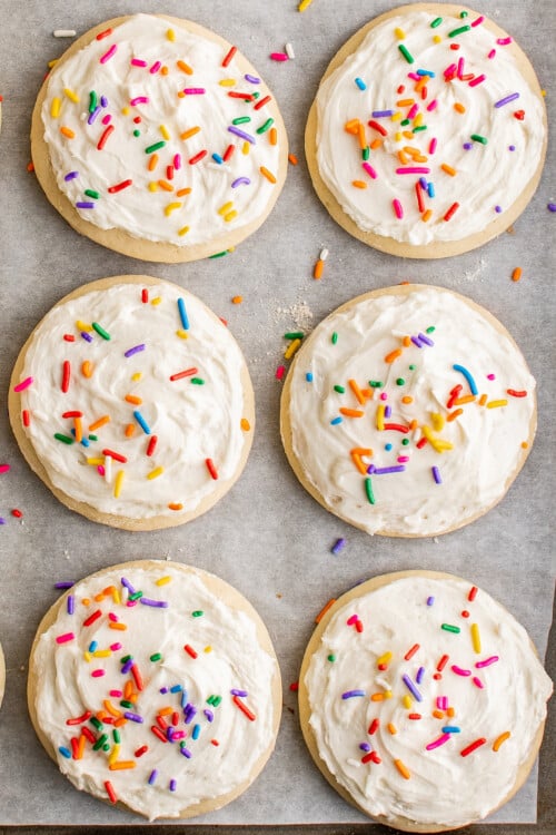 Copycat Lofthouse Cookies | The Best Soft Frosted Sugar Cookies