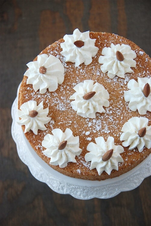 brown butter bourbon almond financier