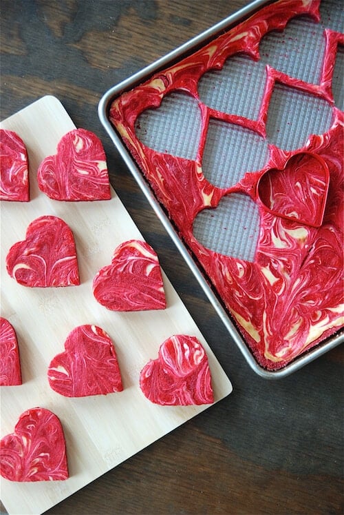 Fudgy, EASY Red Velvet Brownies ~ two sugar bugs