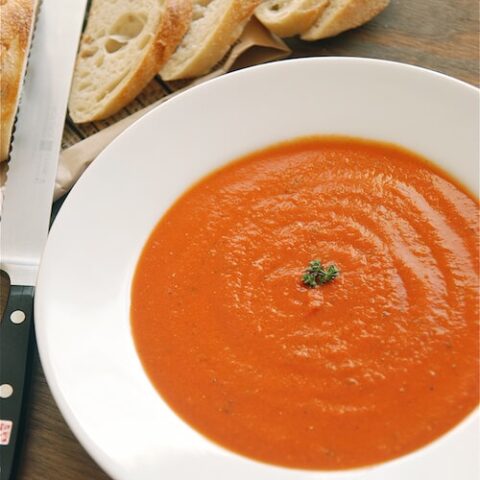 Fire Roasted Tomato Basil Soup Recipe Easy Homemade Tomato Soup