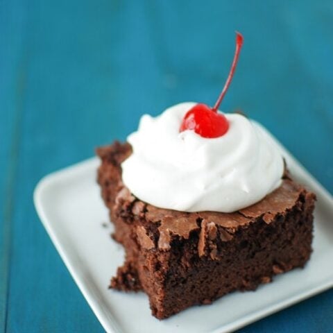 Healthy Dr. Pepper Brownies