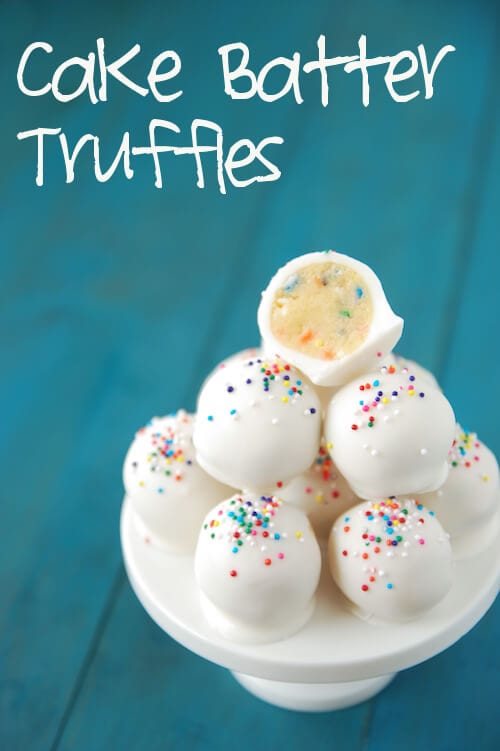 No-Bake Vanilla Cake Balls - Swirls of Flavor