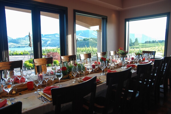 Tree Top Dinner at Benson Vineyard