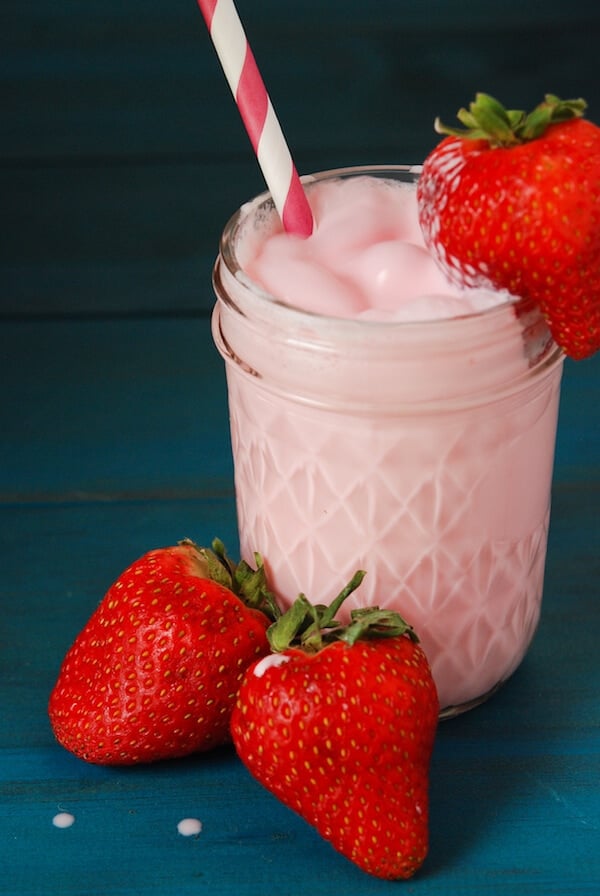 Homemade Strawberry Milk