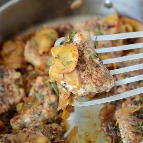 Spiced Pork Tenderloin with Sautéed Apples