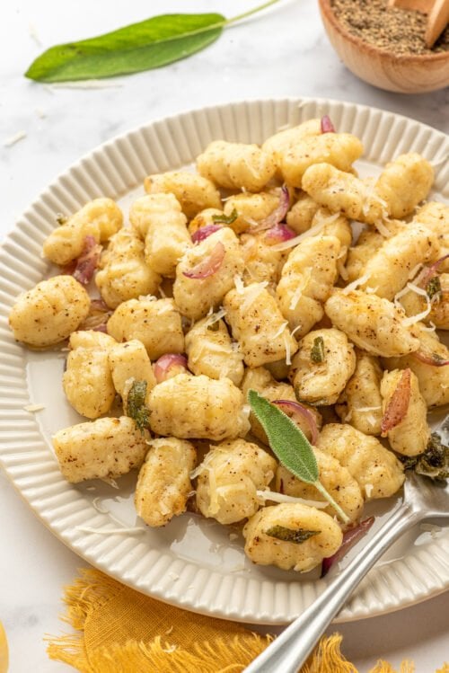 Gnocchi in Brown Butter Sage Sauce | The Novice Chef