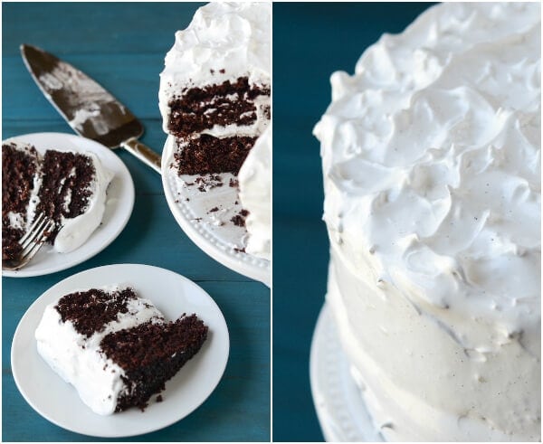 Strawberry Marshmallow Mousse Cake. An easy gorgeous dessert!