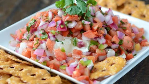 Creamy Pico De Gallo Dip The Novice Chef