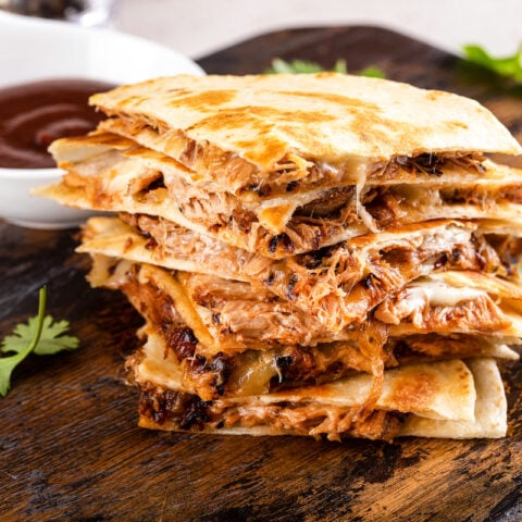 Pulled Pork Quesadillas | The Novice Chef