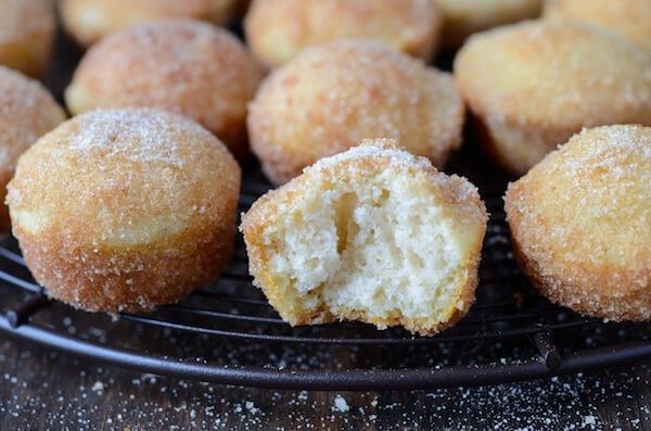 Baked Mini Doughnut Muffins (via thenovicechefblog.com)