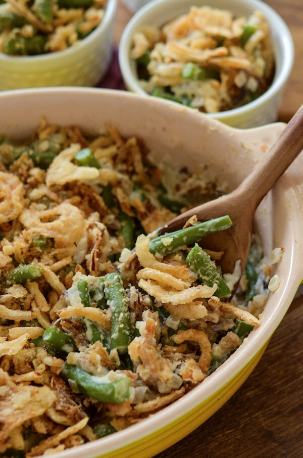 green bean casserole no mushrooms