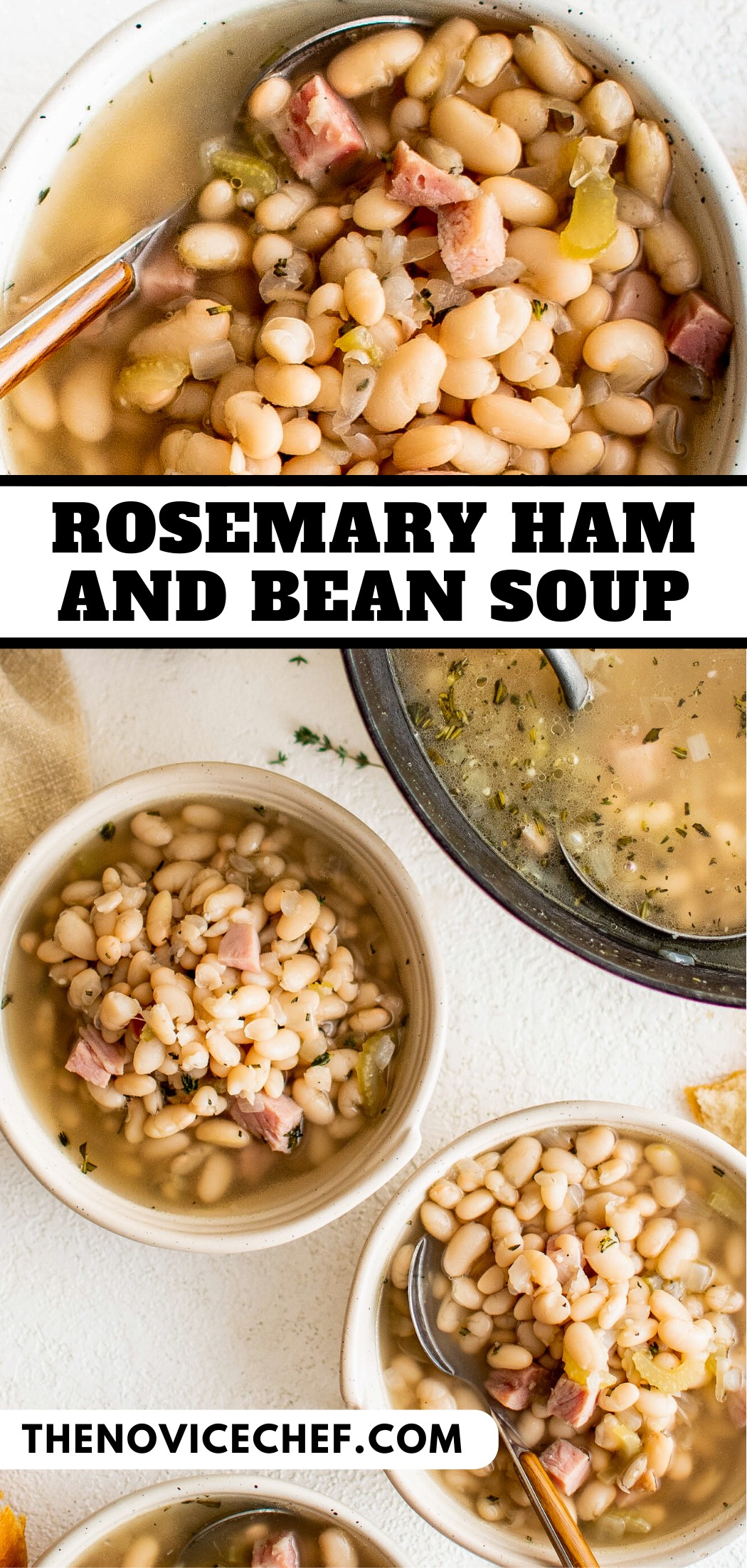 Rosemary Ham And Bean Soup With Ham Bone 