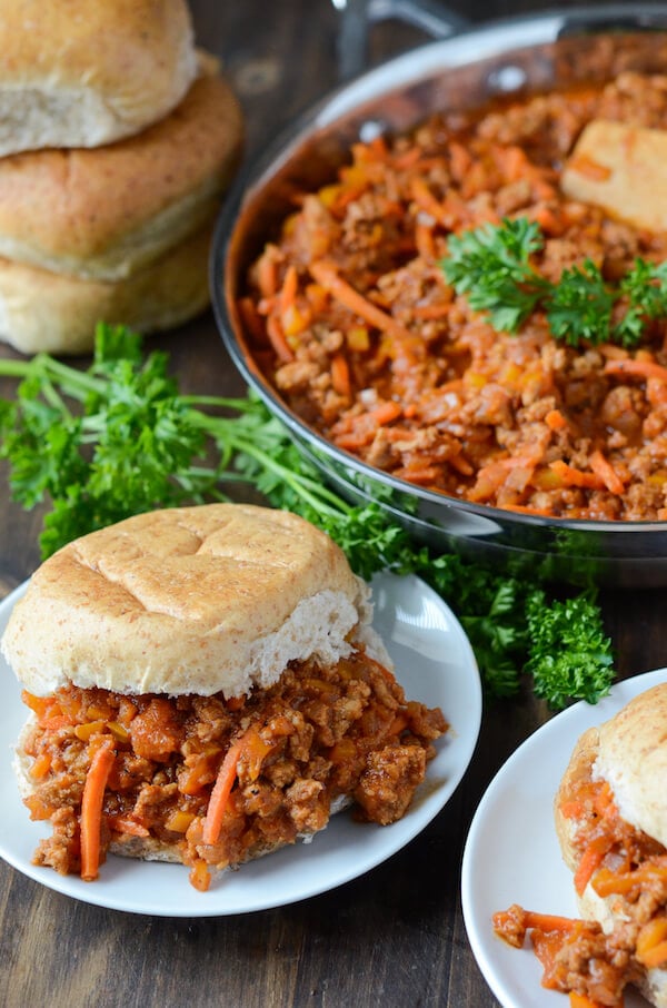 Lightened Up Turkey Sloppy Joes - recipe via www.thenovicechefblog.com