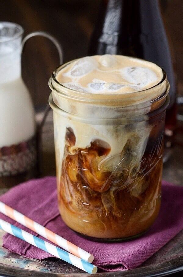 Vanilla Cinnamon Iced Coffee | The Novice Chef