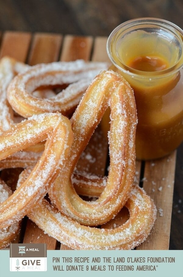 Churros With Salted Caramel Sauce Recipe Easy Homemade Churros