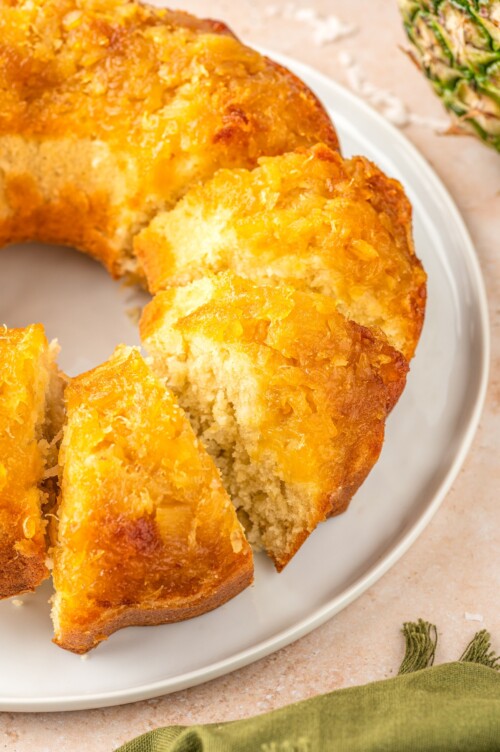 Pineapple Coconut Bundt Cake The Novice Chef