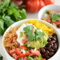 Salsa Chicken Burrito Bowl Recipe | Easy Burrito Bowl Recipe