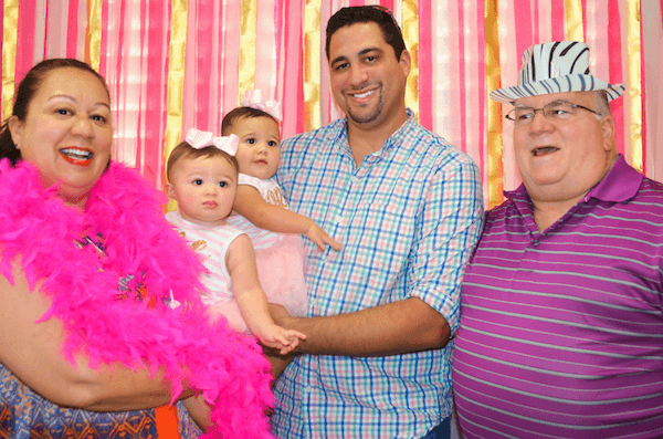 Pink & Gold First Birthday Party - Ellie & Lyla turn One! #Twins 