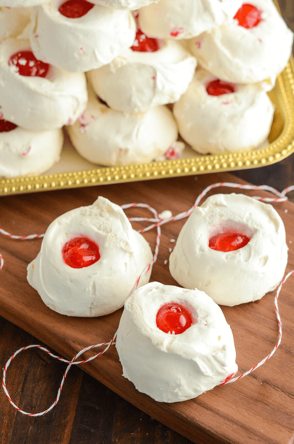 Never Fail Cherry Divinity! You just need 1 secret ingredient - marshmallow fluff!