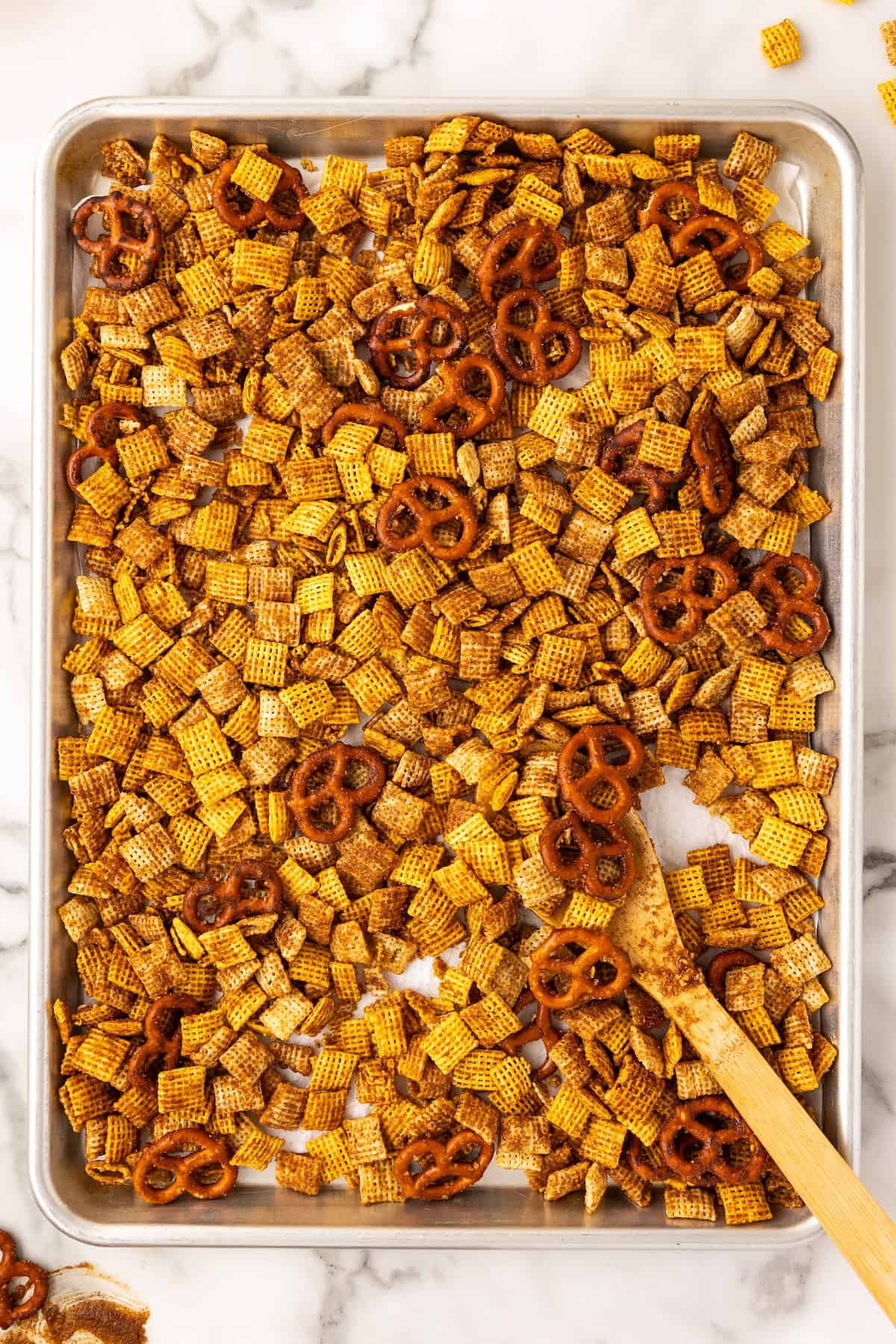 Halloween Chex Mix Recipe | The Novice Chef