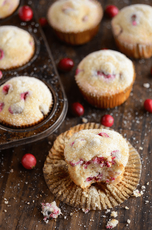 Vanilla Cranberry Muffins Recipe
