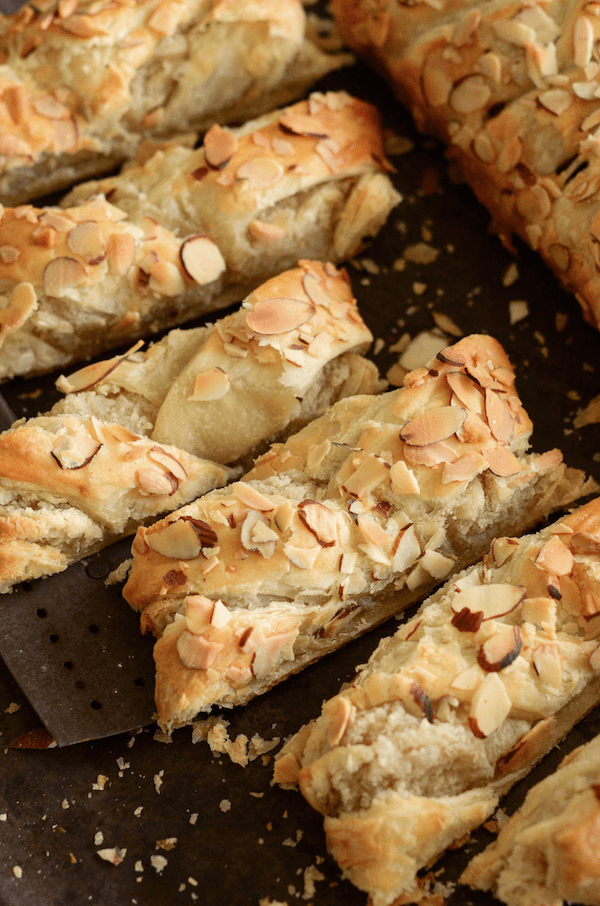 Sweet Almond Pastry: best served warm for breakfast! Perfect #Brunch food!