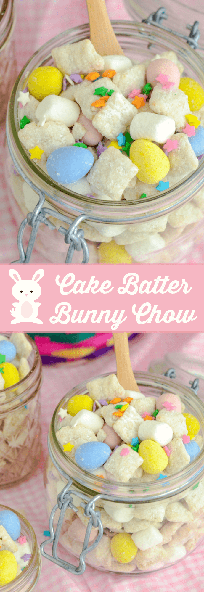 Cake Batter Bunny Chow!
