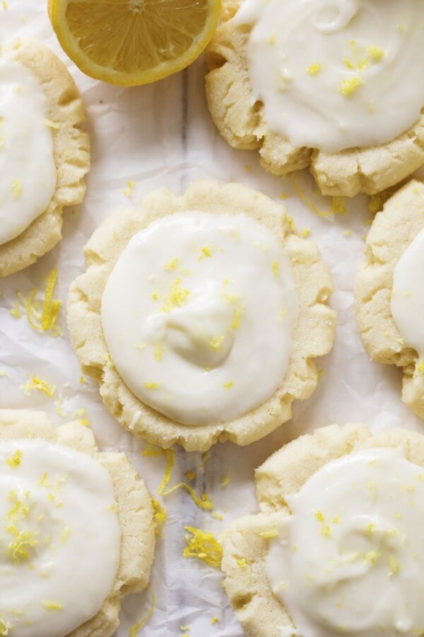 Lemon Swig Sugar Cookies with Lemon Cream Cheese Frosting