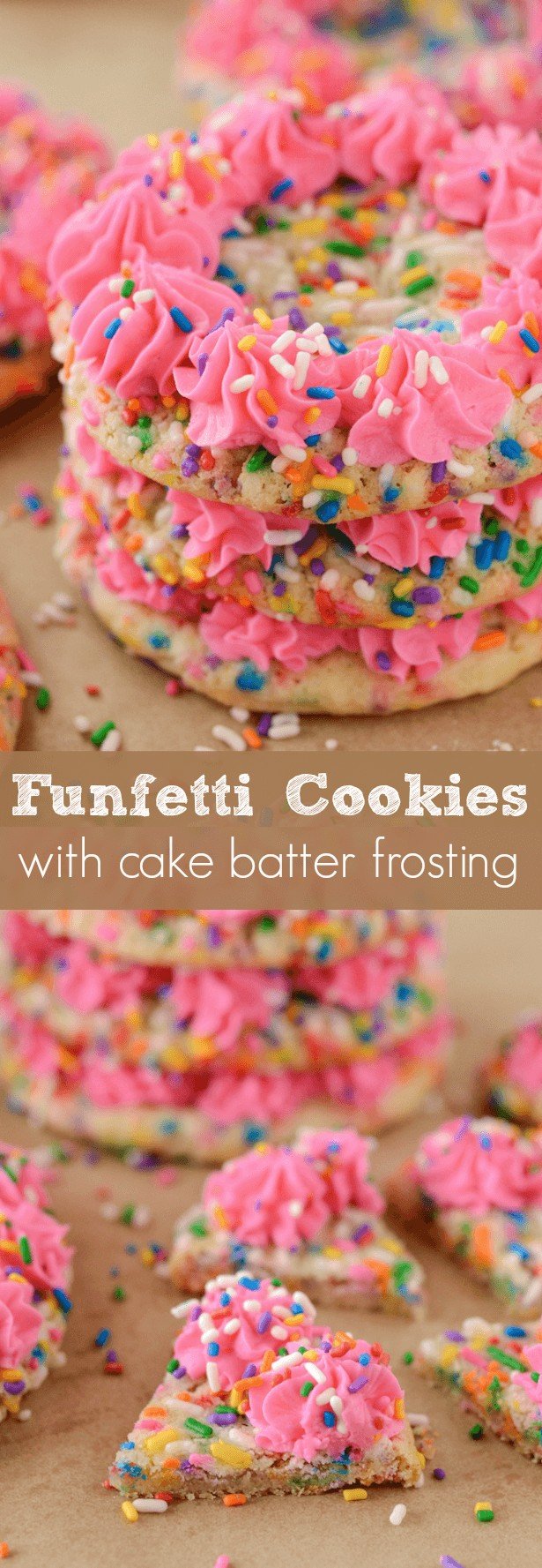 Funfetti Cookies Collage
