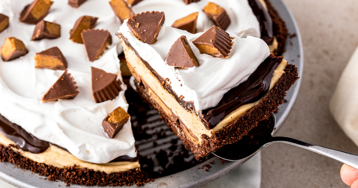 The Best Reese’s Peanut Butter Pie | An Easy, Fun, No-Bake Dessert!
