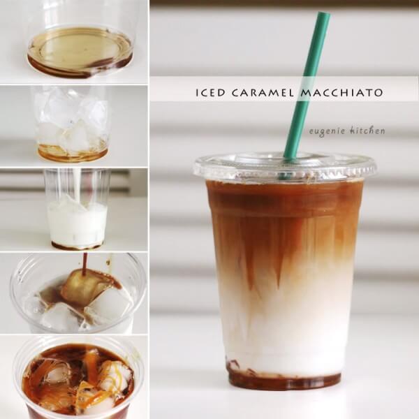 The Step-by-Step Process of Making a Copycat Starbucks Iced Caramel Macchiato