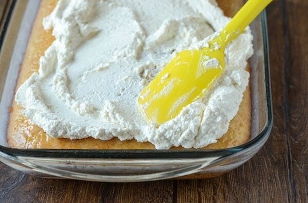 Coconut Tres Leches Cake - my favorite way to dress up a boxed cake mix!