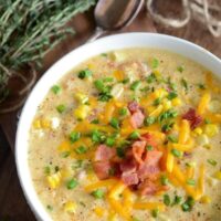 Easy Corn Chowder Soup Recipe