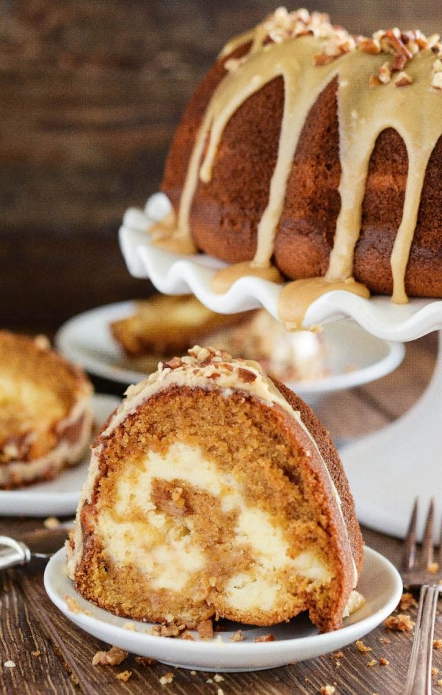 Sweet Potato Cream Cheese Bundt Cake | The Novice Chef