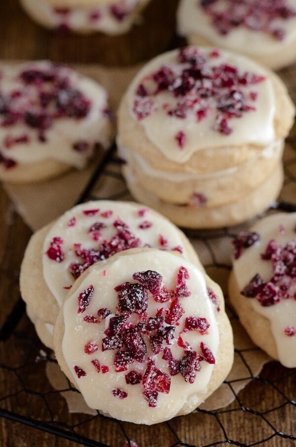 Frosted Cranberry Cookies Recipe 