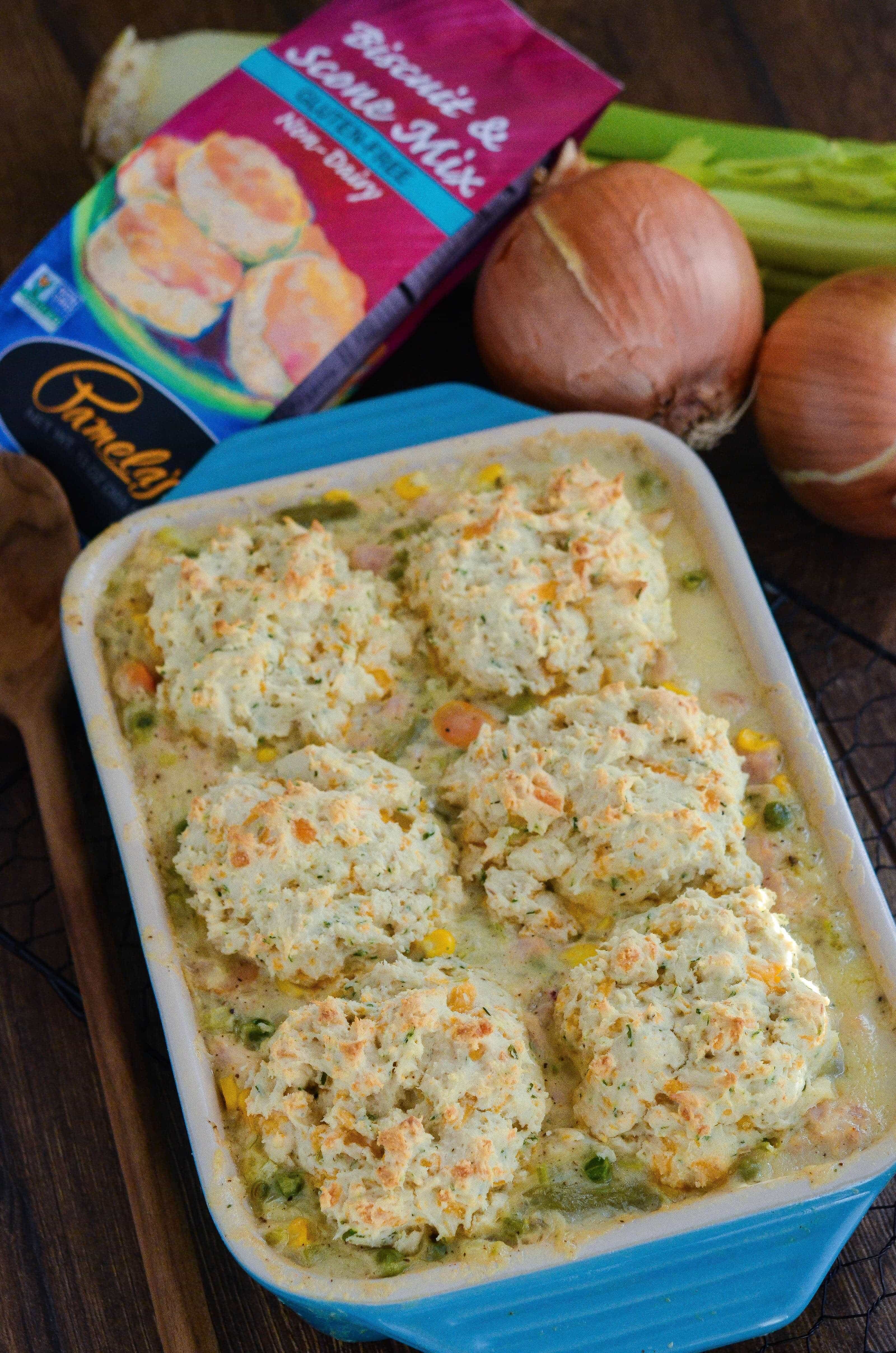 Turkey Biscuit Casserole | The Novice Chef