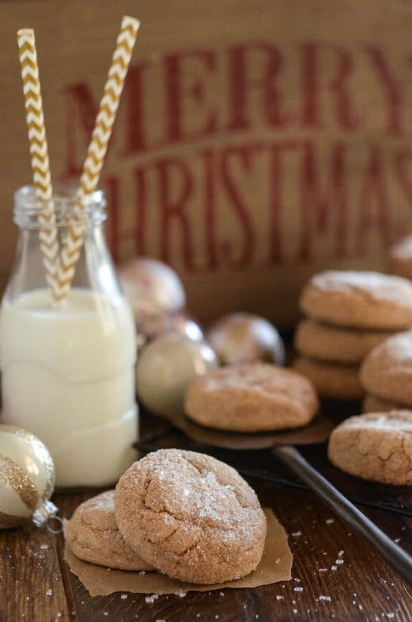 Spice Cake Cookies: Super easy soft holiday cookies made with a box of spice cake mix.