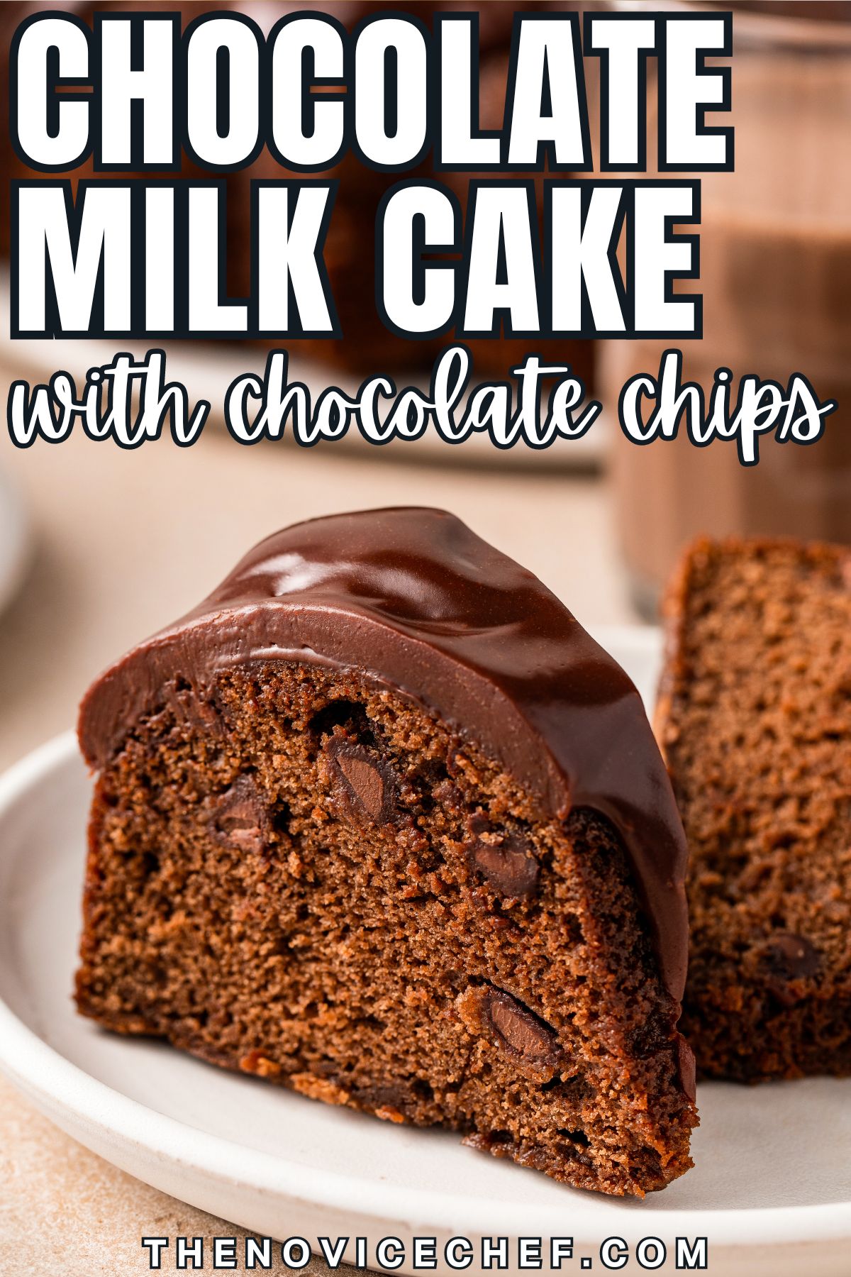 Chocolate Milk Bundt Cake Recipe l The Novice Chef