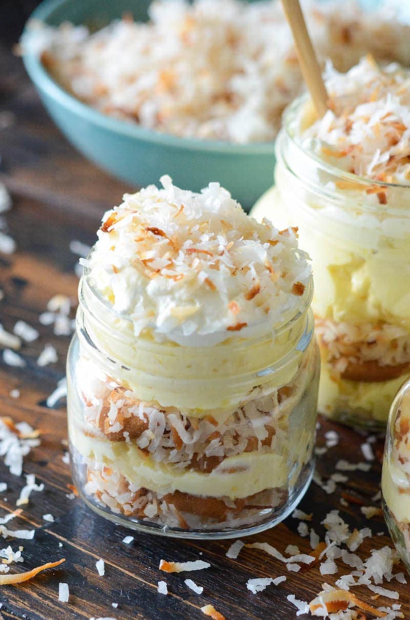 Toasted Coconut Cream Pudding The Novice Chef