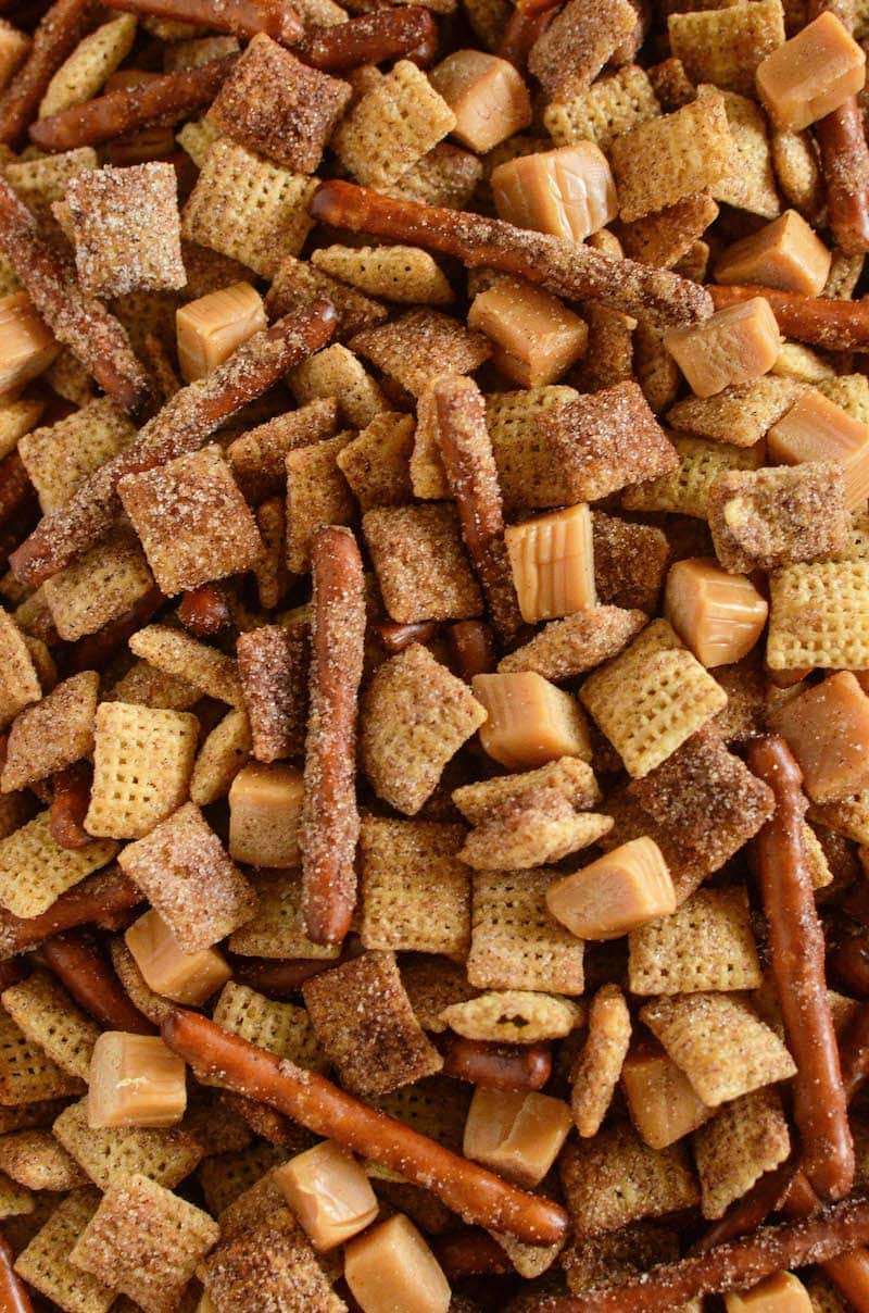 Crunchy Churro Chex Mix Recipe | Snack Recipes