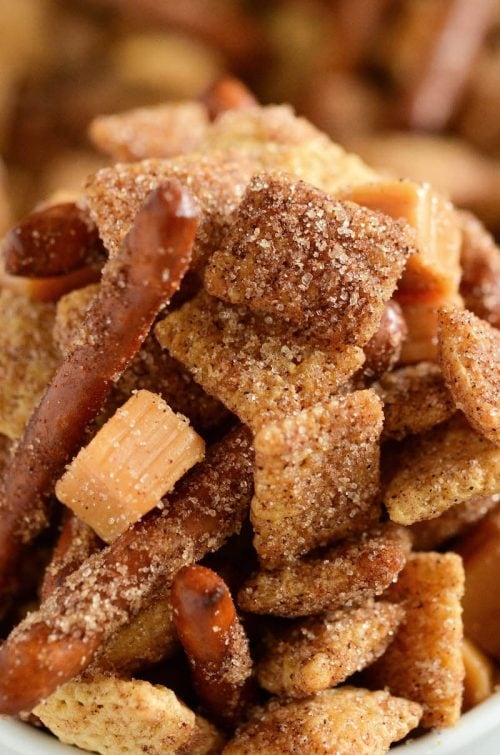 Crunchy Churro Chex Mix Recipe Snack Recipes