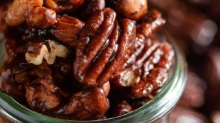 Pumpkin Spice Candied Nuts