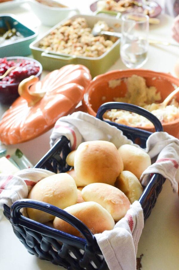 thanksgiving traditions with sister schubert’s rolls