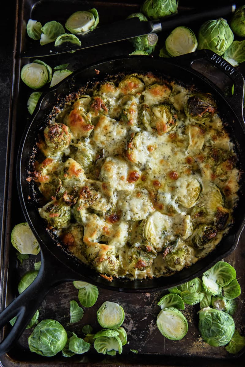 Creamy Brussels Sprouts Bake – The Novice Chef