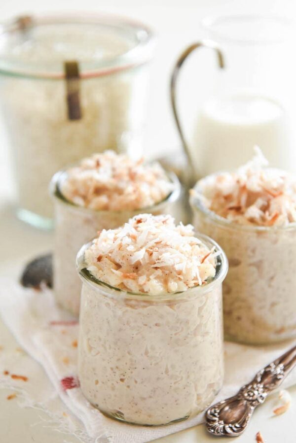 Coconut Rice Pudding: Disney Cruise Copycat Recipe! Made extra creamy with coconut milk!