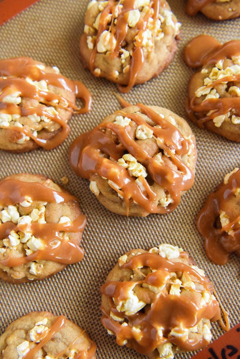 Caramel Popcorn Cookies | An Easy, Crunchy, and Chewy Cookie Idea
